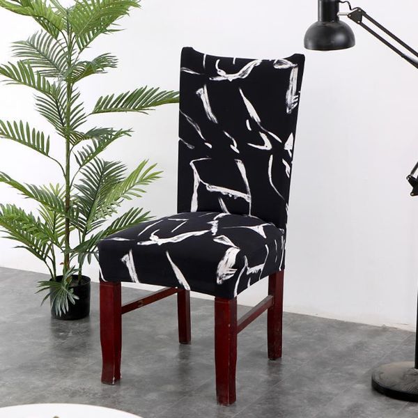 

chair covers cover with back for kitchen el living room spandex elastic stretch decoration protector seat slipcovers