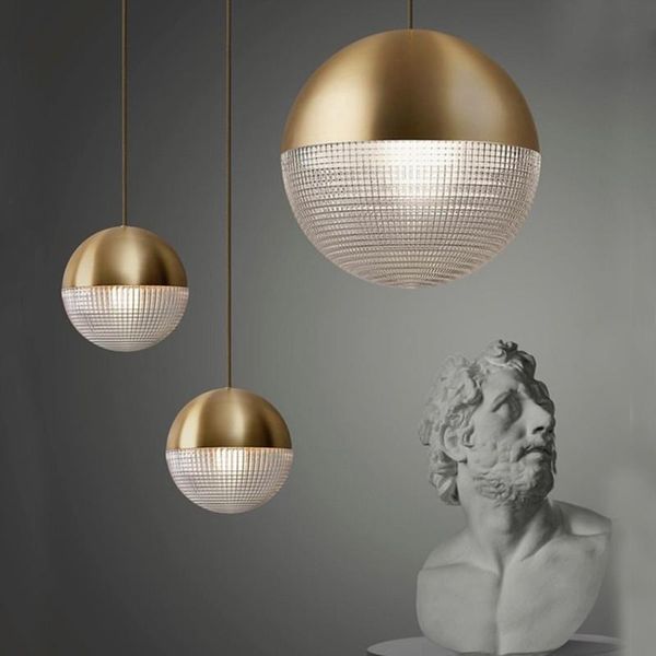 

pendant lamps modern glass ball lights gold black hanging lamp living dining room bedroom restaurant bar light fixtures