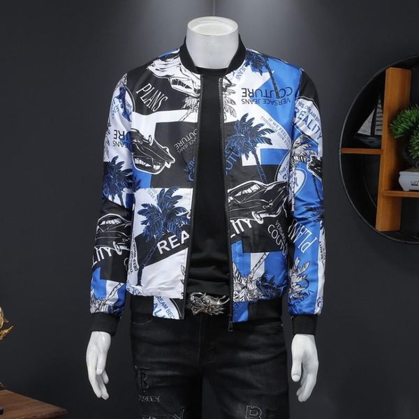 

men's jackets plus size spring floral bomber men clothing 2021 korean slim fit casual chaquetas hombre streetwear 5xl-m, Black;brown