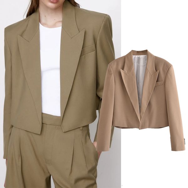 

women's down & parkas 2021 women spring autumn solid color jacket coat turn-down collar short lady streetwear outwear casual coat, Black