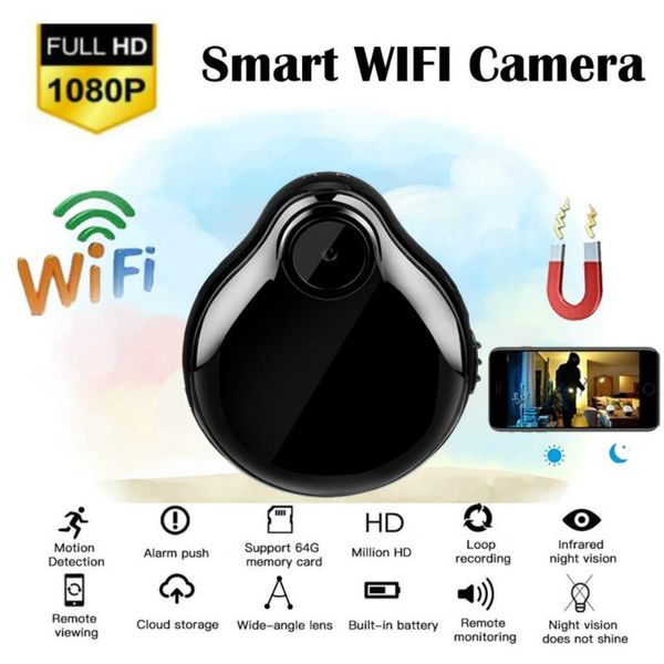 

mini cameras 1080p wifi camera magnetic body camcorder night vision motion sensor h.264 hd video micro cam support tf card