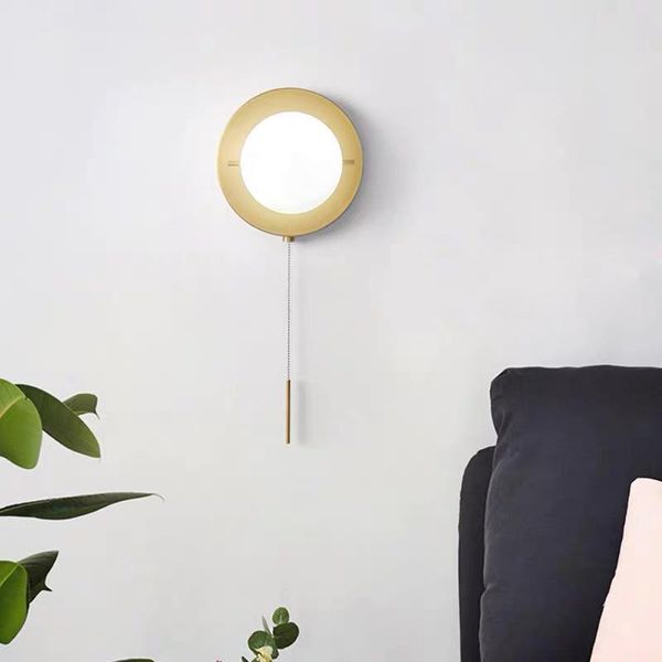 

loft bed wall lamp crystal bedroom light lights iron led bedside