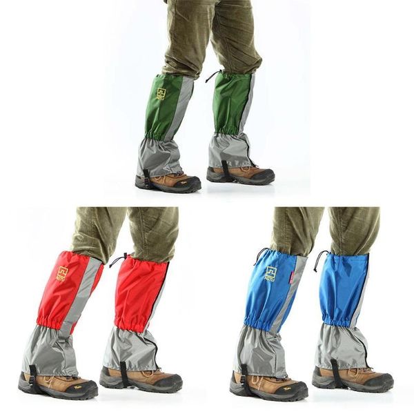 

aotu outdoor snow kneepad skiing gaiters leg guard waterproof warmers arm &, Black