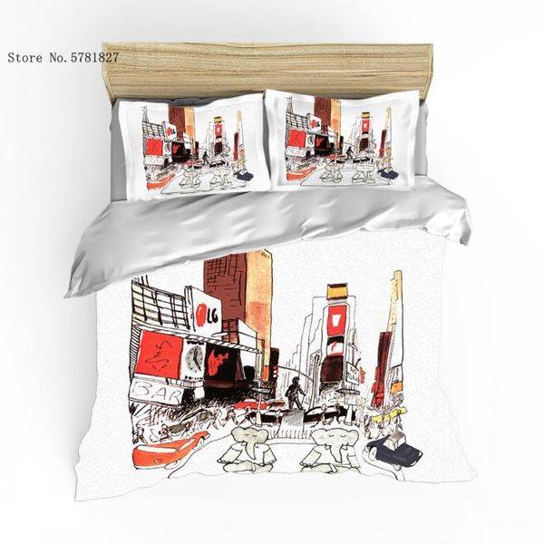 

bedding sets 2/3 pieces lovely cute elephant set 3d print kawaii animal cartoon duvet cover single double bed quilt (no sheets)
