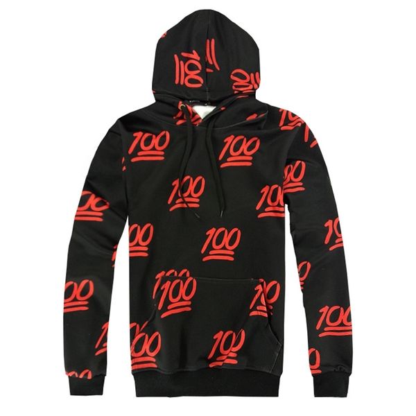 

new sweater baseball suit 100 points men's sports coat pullover hoodie, Black