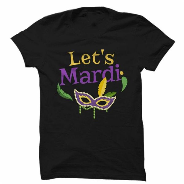 

men's t-shirts mardi gras party gift shirt bourb tee, White;black