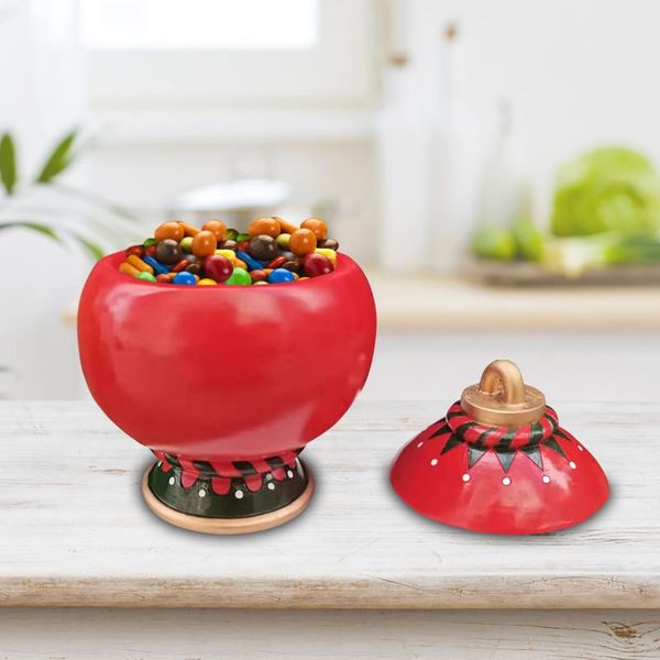 

christmas decorations dessert storage bowl fruit plate snack candy jar deskdecoration