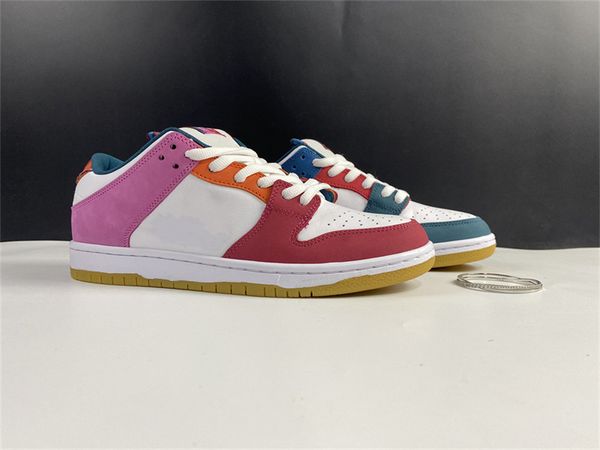 

parra x low flat shoes womens white blue pink casual sports sneakers size