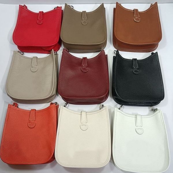 

crossbody shoulder bag sale fashion vintage handbags wallets women purse leather plain hollow out letter removable wide strap lichi pattern