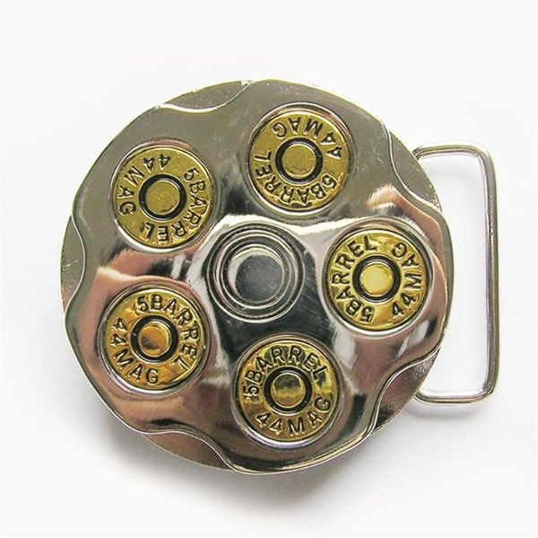 Gun Round Spinning Spinner Emaille-Gürtelschnalle, auch in den USA erhältlich. BUCKLE-GU043-Gürtel