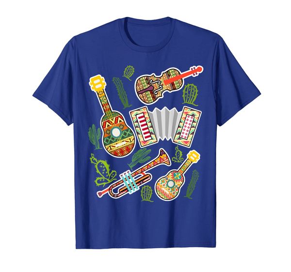 

mariachi musician musical-instrument-serape-cactus t-shirt, White;black