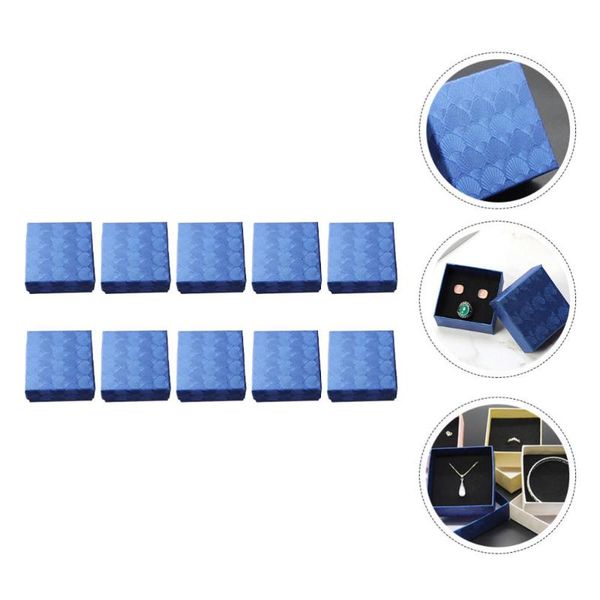 

10pcs jewelry gift wrapping boxes cases packaging kitchen storage & organization