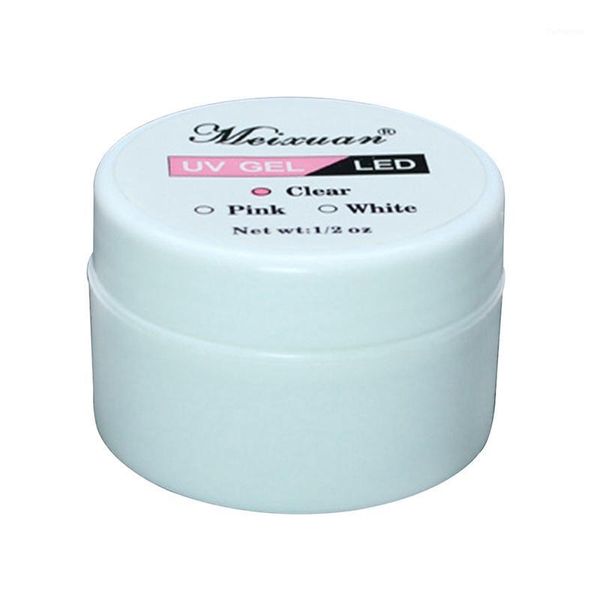 

nail art uv builder tips glue set kit extension manicure can drop1, Red;pink