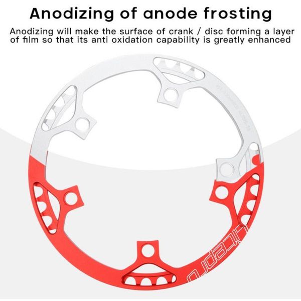 

bike heels & chainwheels litepro chainring crank set 130 bcd folding bmx single speed chainwheel 130bcd tooth 45t 47t 53t 56t 58t