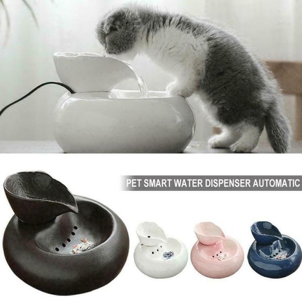 

pet feeder drinking bowls dog cat water dispenser automatic circulation drinker fountain basin wate y9z0 & feeders