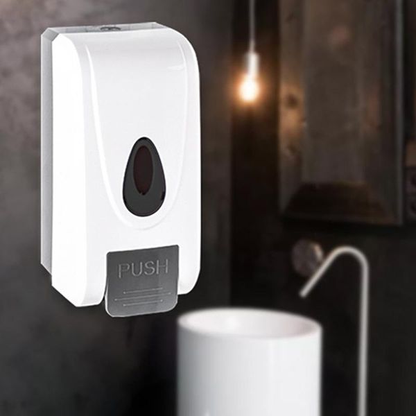 

liquid soap dispenser manual wall-mounted easy to install for els homes anti-rust