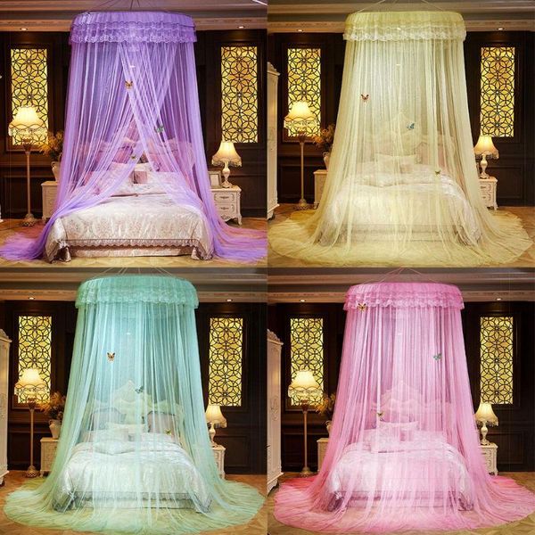 

mosquito net dome princess bed curtain canopy hung insect kids room decoration