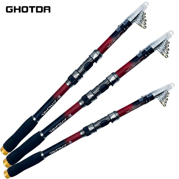 

boat fishing rods gda rod spinning carp feeder carbon fiber pesca 3.6m 3.0m 2.7m 2.4m 2.1m travel reel seat