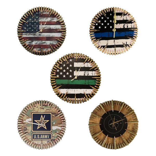 

living room three-dimensional clock decorative innovative retro wall clocks
