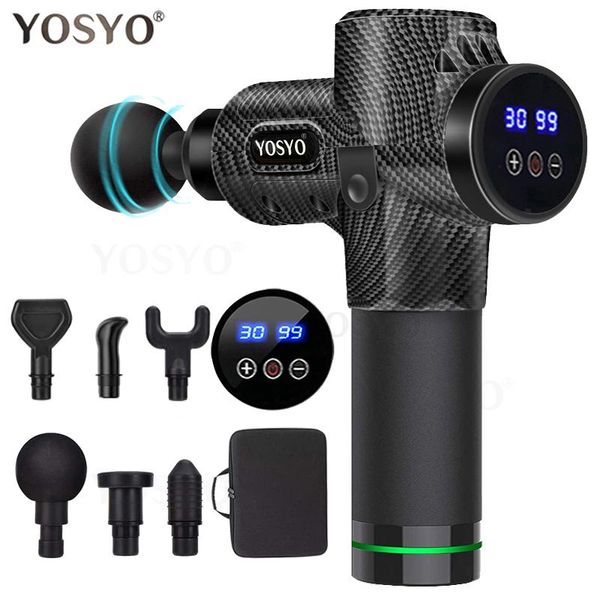

brand fascial massage gun theragun muscle stimulator massager device body health trainer