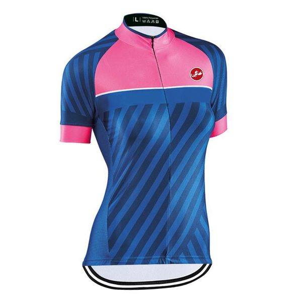 

racing jackets summer cycling jersey women's bike polyester road mtb bicycle clothing short sleeves breathable shirts sportswear for m, Black;red