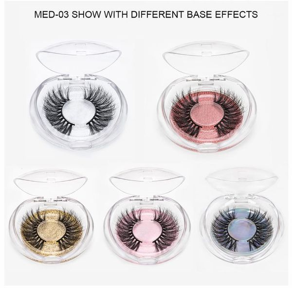 

mink hair false eyelashes egg support natural long eye lashes cruelty volume handmade makeup1