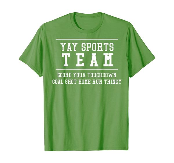 

funny hooray sports fan t-shirt | yay sports team cheer, White;black