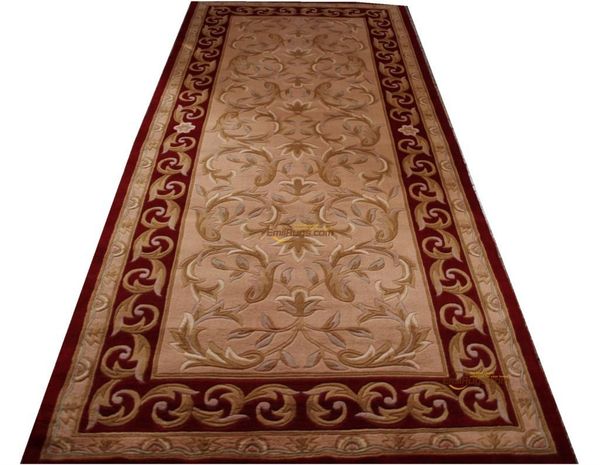 

carpets knitted carpet antique french rug handmade runner room floor decoration round luxury ethnic stylecarpet 3d