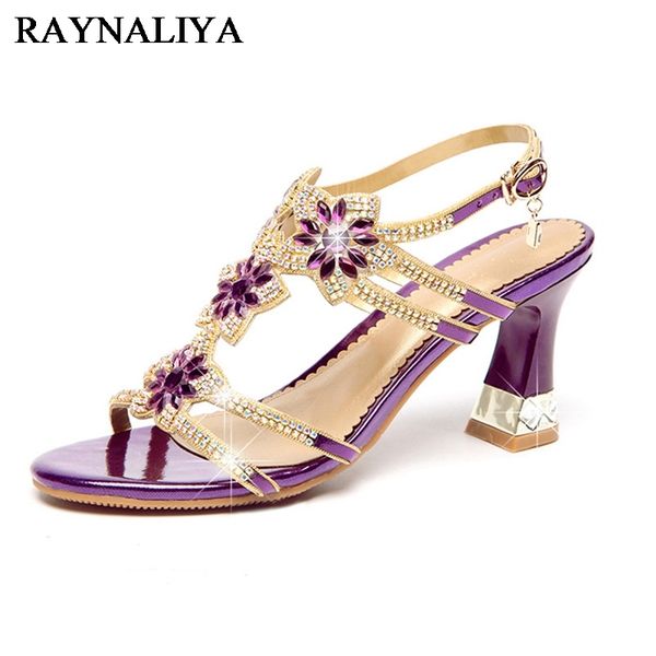 

{category} summer new for women elegant crystal luxury bling gold high heels sandals fashion party dress prom ladies shoes c0007 3, Black