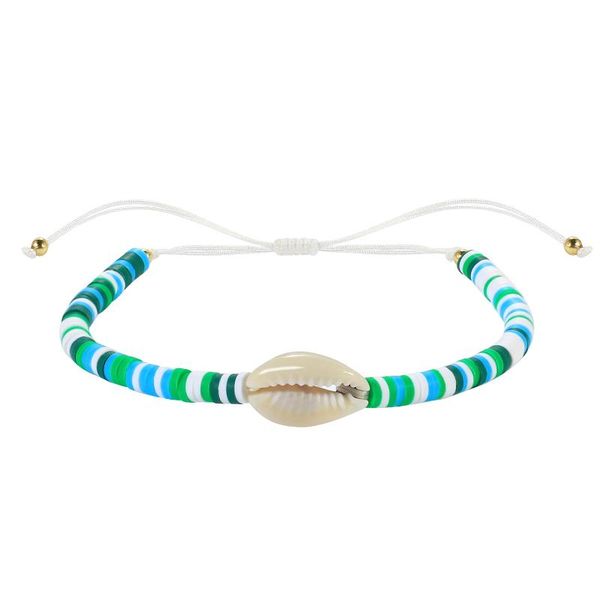 

charm bracelets kelitch 2021 beaded shell jewelry bracelet for girls women gothic wholesale rosary beach fashion cheville femme, Golden;silver
