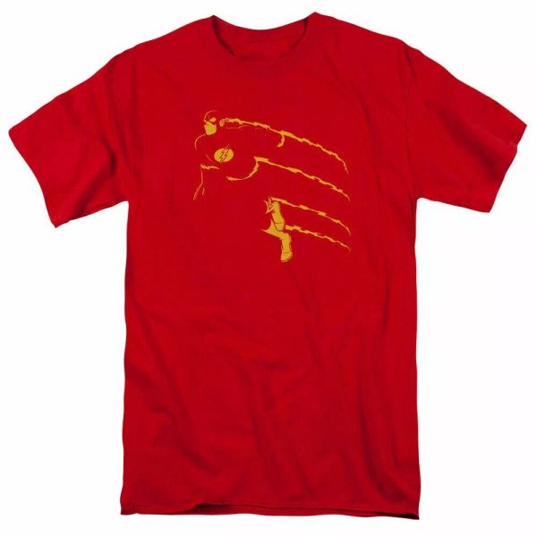 

the flash flash min t shirt mens licensed dc comics tee red, White;black
