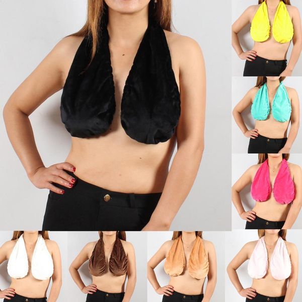 

hang bra bath towel wrapped chest neck big bust neck h, Red;black