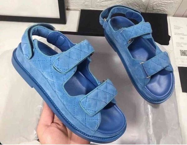 

70% off wholesale flip-flops summer casual velcro tape hook loop waterproof sandals for women design beach shoes non-slip wearable, Black