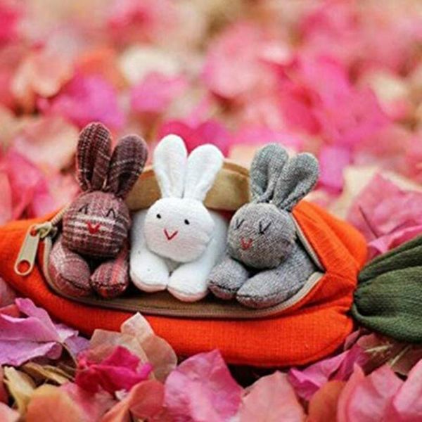 

set doll cartoon exquisite multicolor easter gift bunnies purse for friends model home decoration party favor