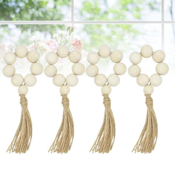 

napkin rings wooden pearl towel with acorns farm rustic wood pearls garland wall hanging weddings home dÃ©cor table decoration