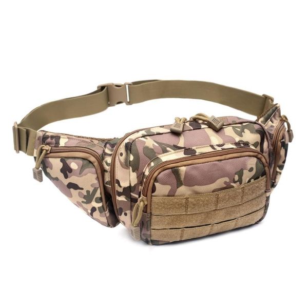 

outdoor bags men waist pack camouflage belt durable sports camping hiking pouch zipper pocket bag