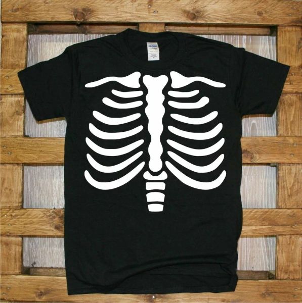 

j406 grid skeleton happy halloween t-shirt, White;black