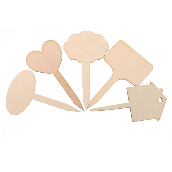 

other garden supplies 50pcs wooden tags plant labels reusable gardening decorative tag