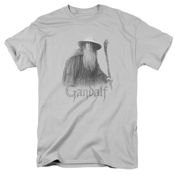 

lord of the rings gandalf the grey t-shirt sizes s-3x new, White;black