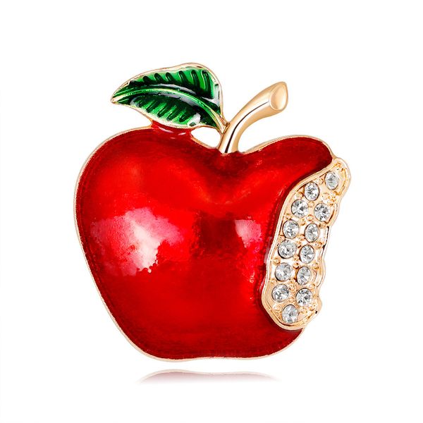 

factory christmas creative jewelry cartoon apple brooch christmas