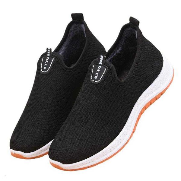 

winter women's cotton shoes old beijing cloth middle-aged and elderly people's warm boots with soft soles, Black