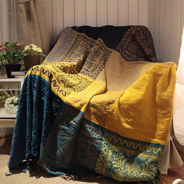 

blankets mediterranean throw nepal tibetan sofa blanket home decorative shawl couch soft warm lounge towel velvet