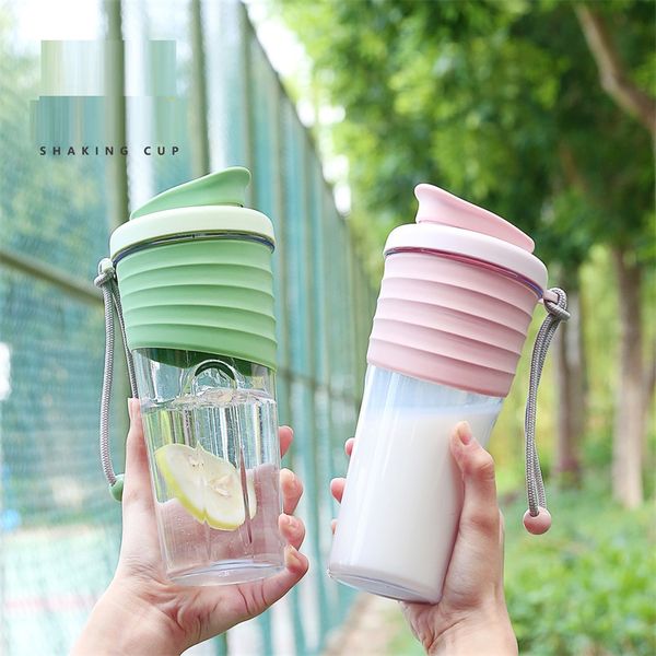 700 ml Shake Cup Milchshake Sport Flasche Outdoor Fitness Protein Pulver Mischen Tasse Tragbare Gym Training Drink