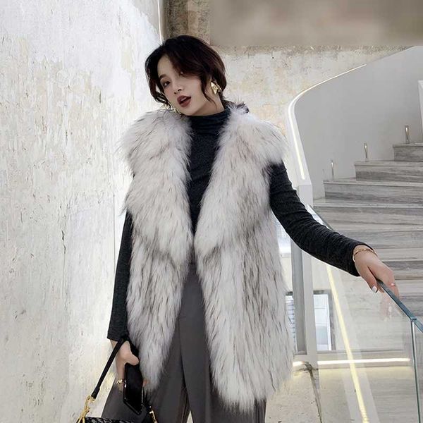 

women's fur & faux genuine raccoon coat real luxury jacket hand knitted wholesale retail oem, Black