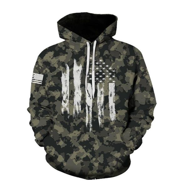 

men's hoodies & sweatshirts men fashion pattern print loose pullover casual drawstring long sleeve hooded spring autumn harajuku stree, Black