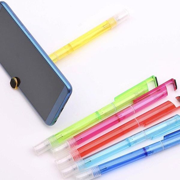 

gel pens multifunctional spray pen bottles phone holder office cleaning stand supply screen stationery portable w r8k2