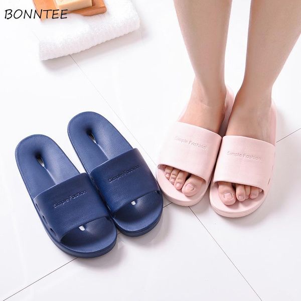 

summer slippers women simple fashion bathroom anti skid shoes womens casual chic hollow lovers home slipper flat soft bottom, Black
