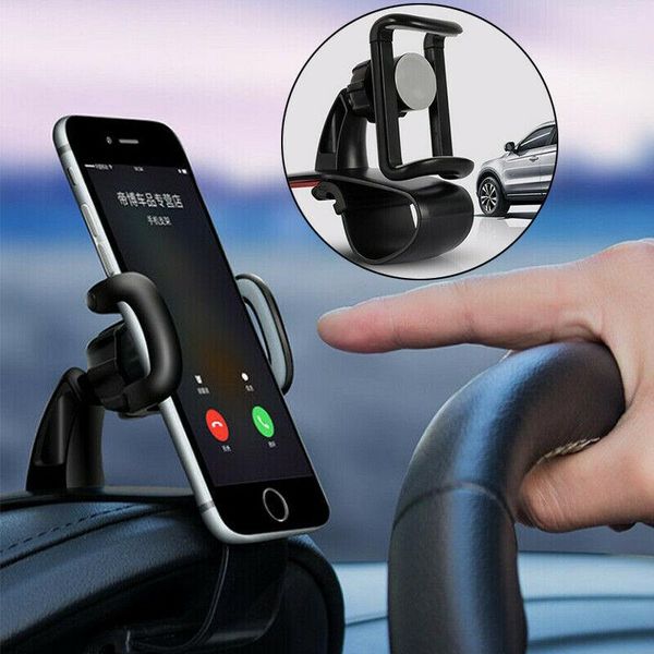 

cell phone mounts & holders 1pc car holder universal gps dashboard mount stand hud clip on cradle bracket