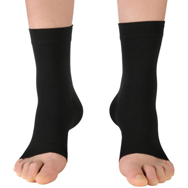 

with arch support protective ankle guard compress plantar fasciitis socks sports supplies elastic, Blue;black