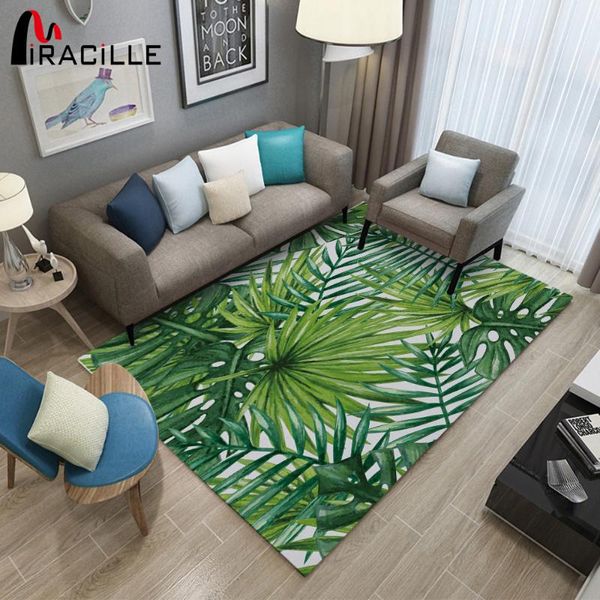 

carpets miracille green leaf home carpet absorbent 3d print door mat non slip microfiber corridor rug